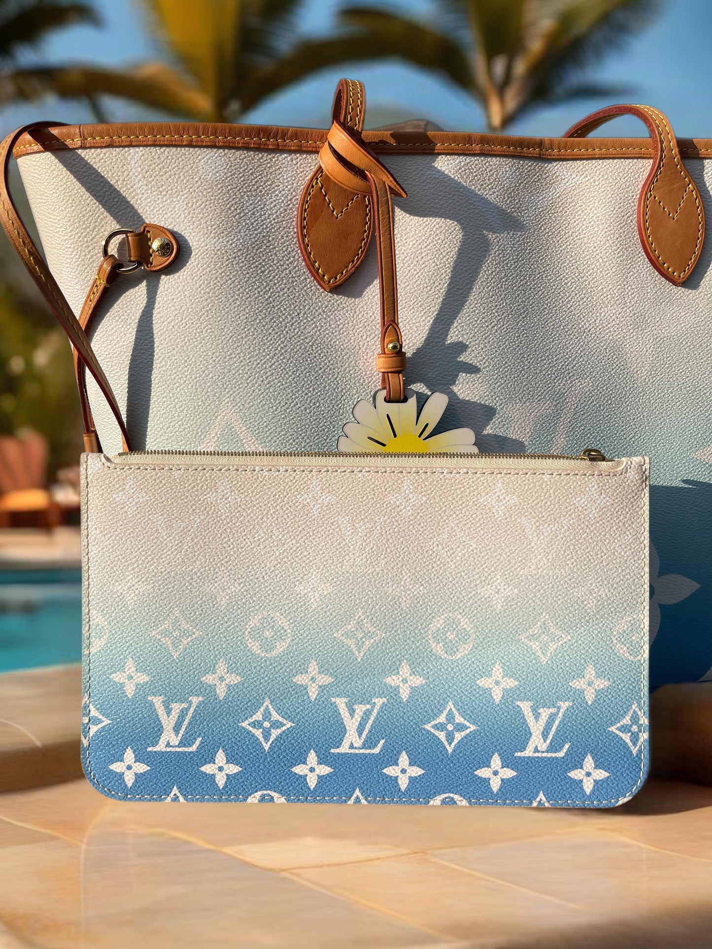 Louis Vuitton Ltd Edition By The Pool Neverfull