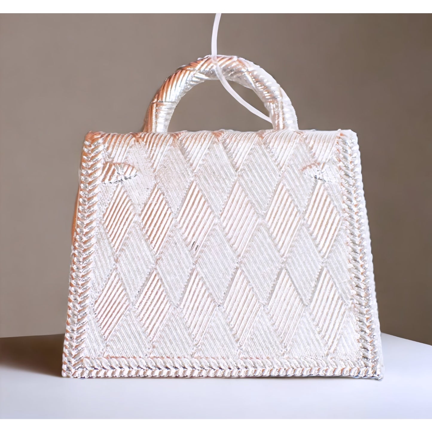 M350 HERMES Curiosité Kelly Charm SS Silver Mini Bag Charm 🤌🏽 $899