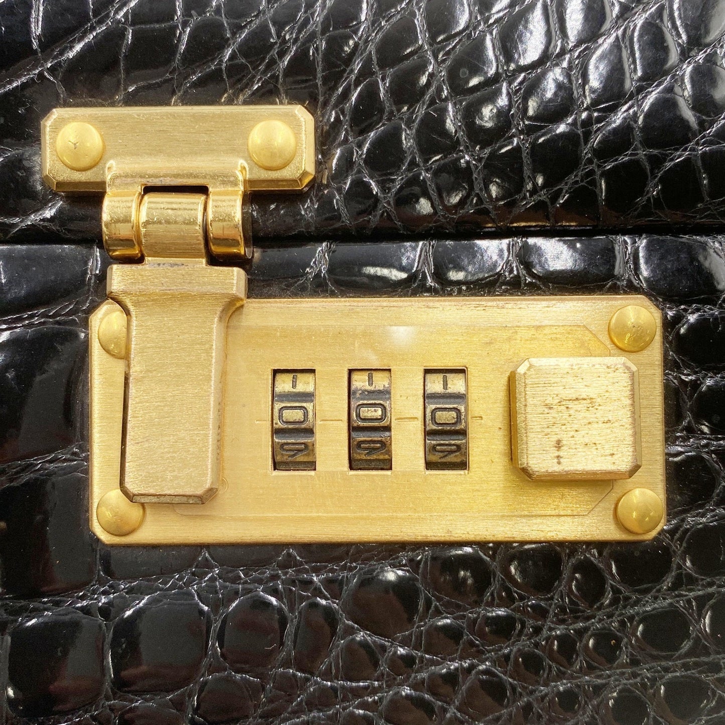M275 BALLY Crocodile Leather Handbag Black Top Handle ➡️ $999