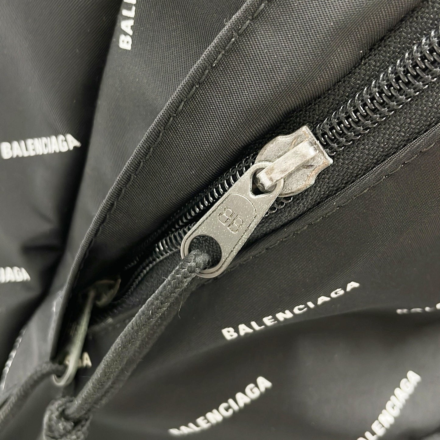 [eBay Live] M278 BALENCIAGA Logo Print Nylon Backpack 🔥 $1699