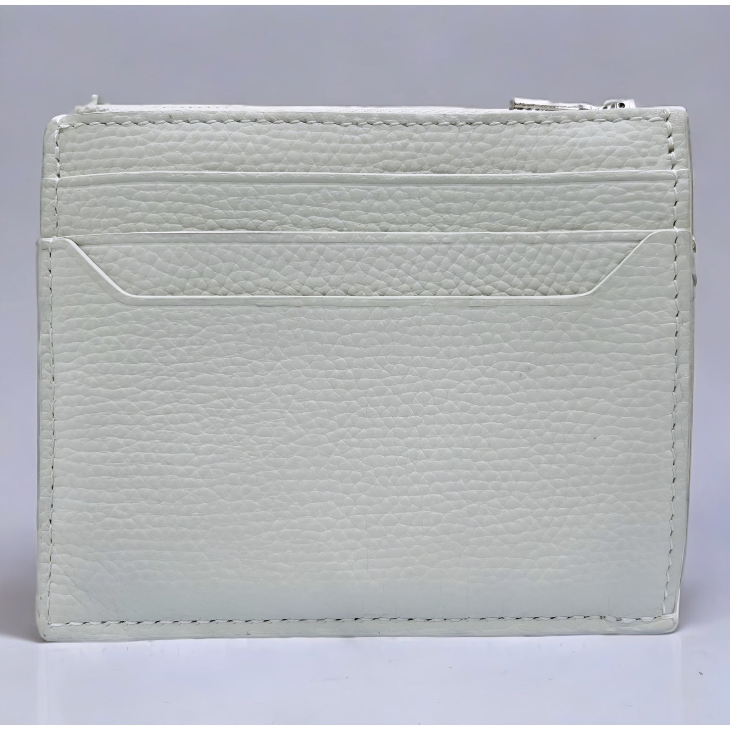 M349 LOEWE Pebbled Leather Sage Zippy Cardholder ✌🏼$549